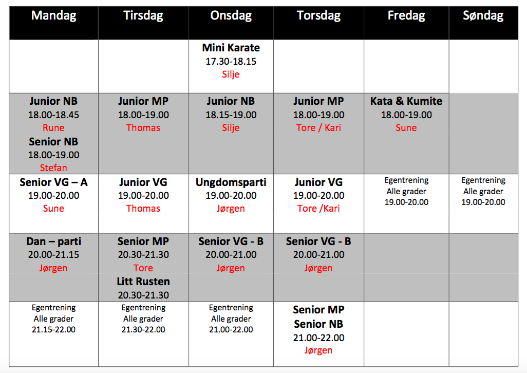 timeplan