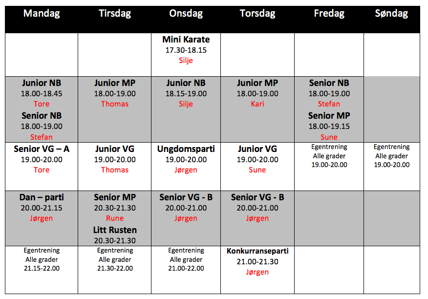 timeplan